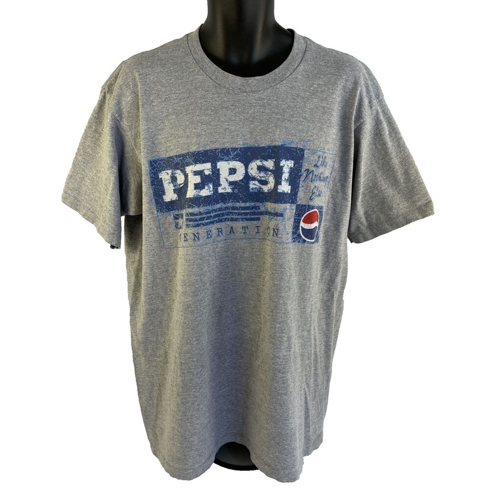 Vintage 90s Single Stitch Pepsi Generation T-Shirt Soda Advertising Mens Sz L/XL